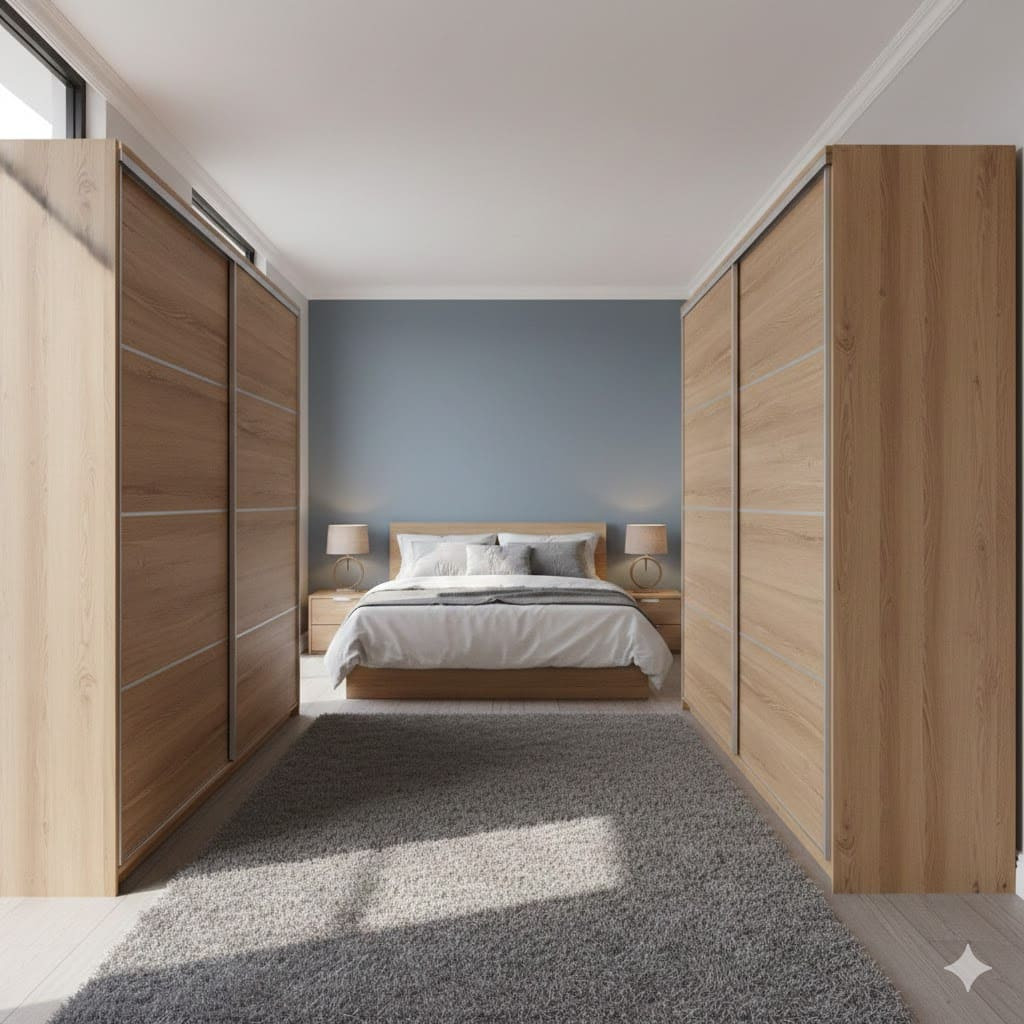 Đặt 2 tủ quần áo đối diện nhau có phạm phong thủy không?