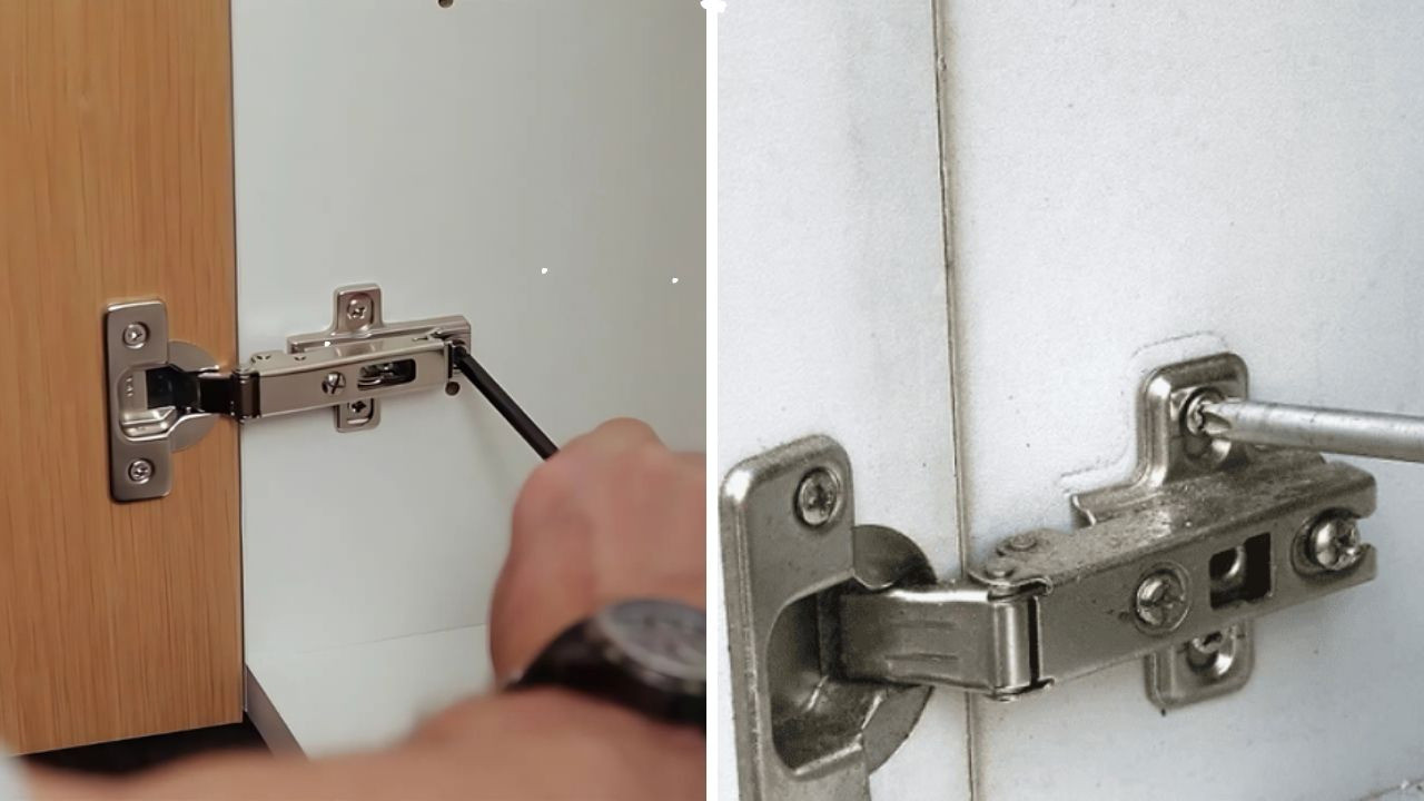 Hướng dẫn chi tiết cách chỉnh bản lề cửa tủ quần áo