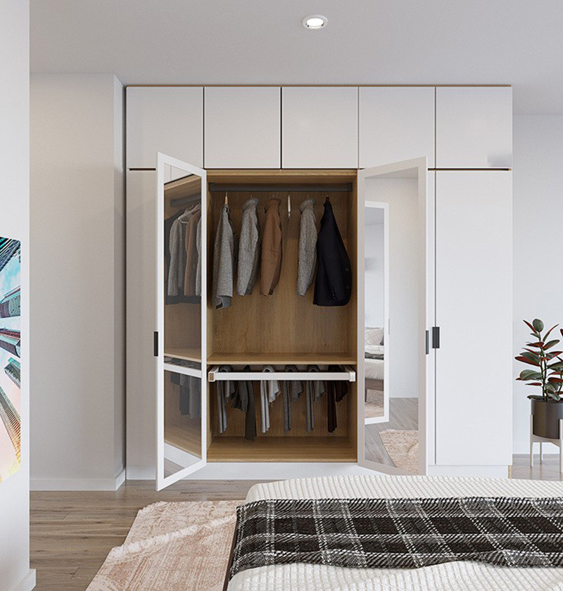 Cách hóa giải khi tủ quần áo có gương đặt sai vị trí