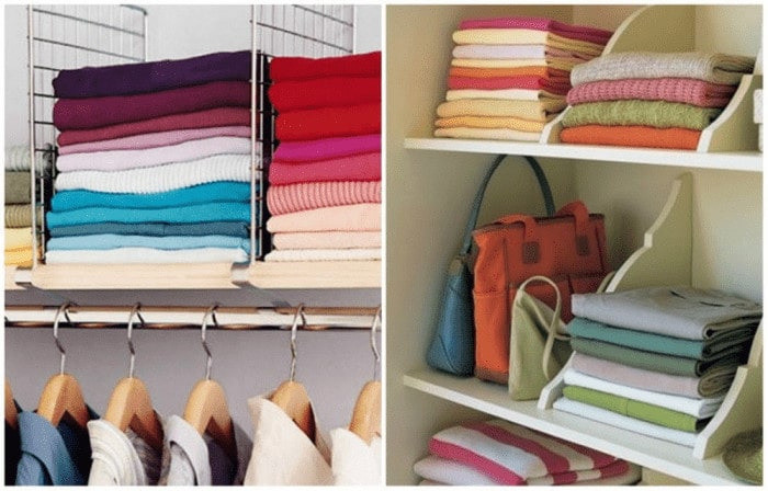 Cách sắp xếp tủ quần áo của người Nhật