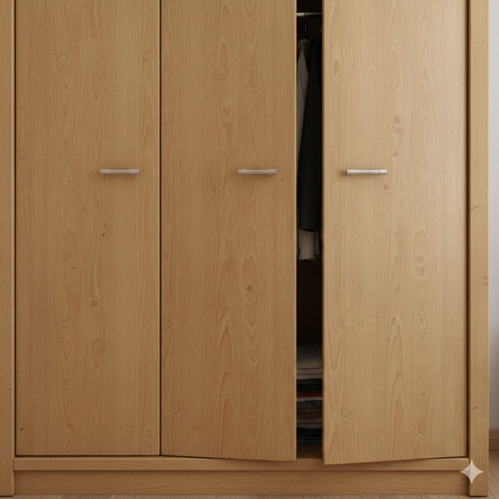 Cánh tủ đóng mở không còn nhẹ và trơn tru