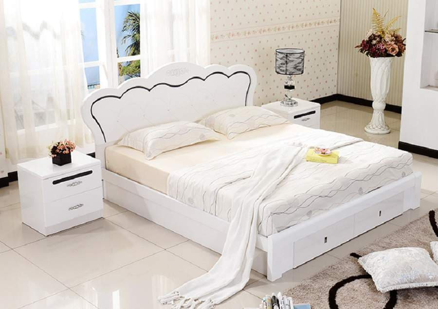 Giường MDF sơn PU