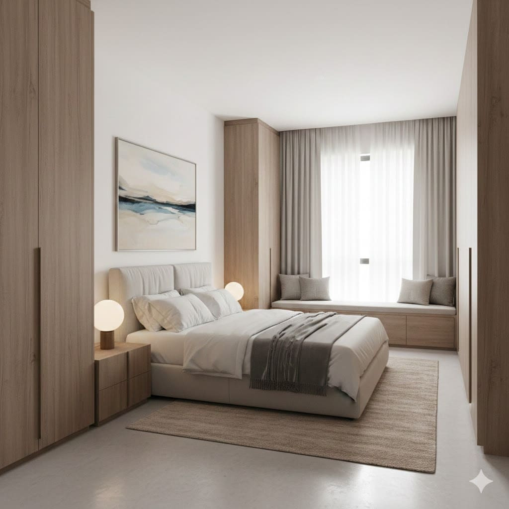 Chiếm diện tích và làm phòng chật hơn