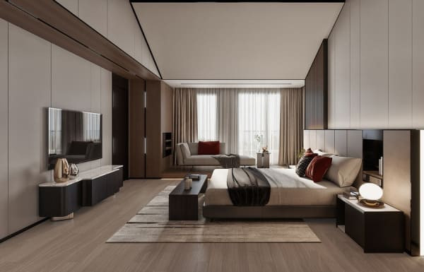 Phòng ngủ có diện tích rộng