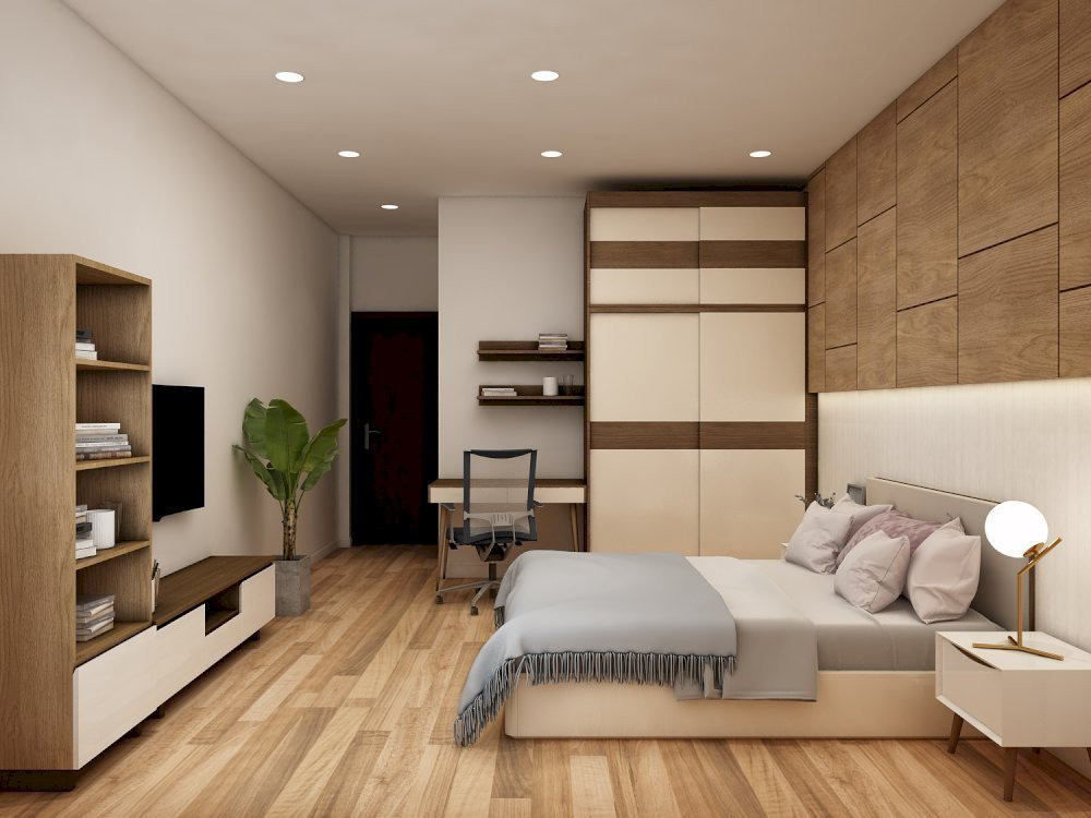 Đặt tủ gần khu thay đồ hoặc lối sinh hoạt cá nhân