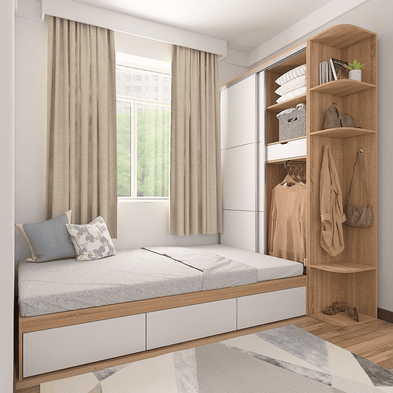 Có nên để tủ quần áo dưới chân giường? Giải đáp chi tiết 