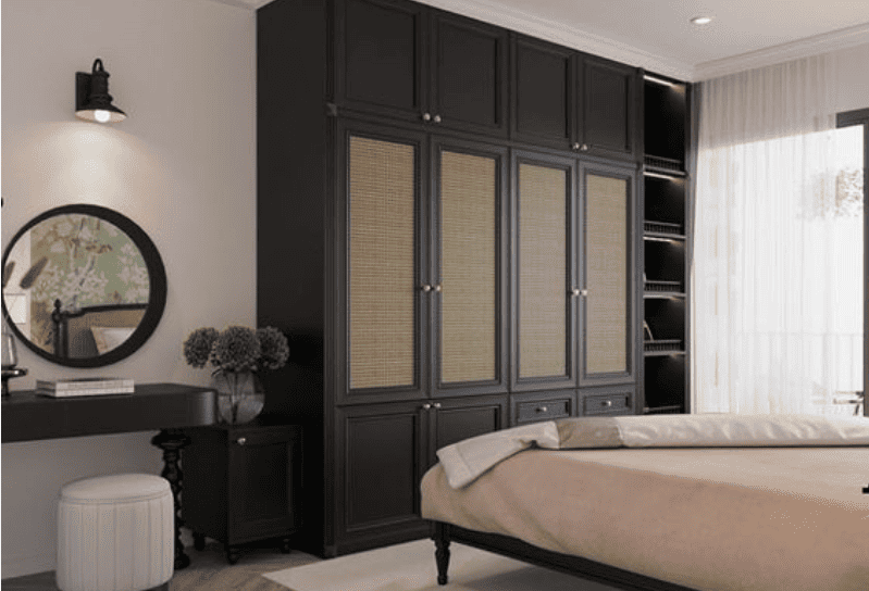Những trường hợp nên đặt tủ quần áo dưới chân giường