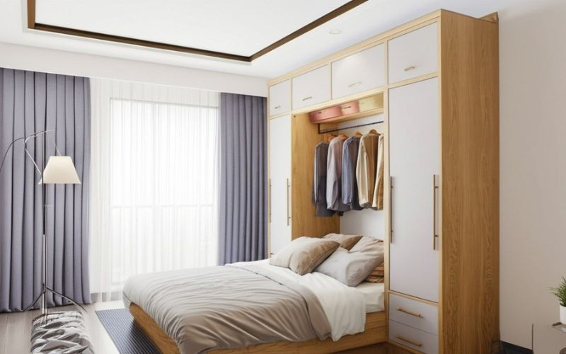 Kiêng kỵ khi đặt tủ quần áo ngay trên đầu giường