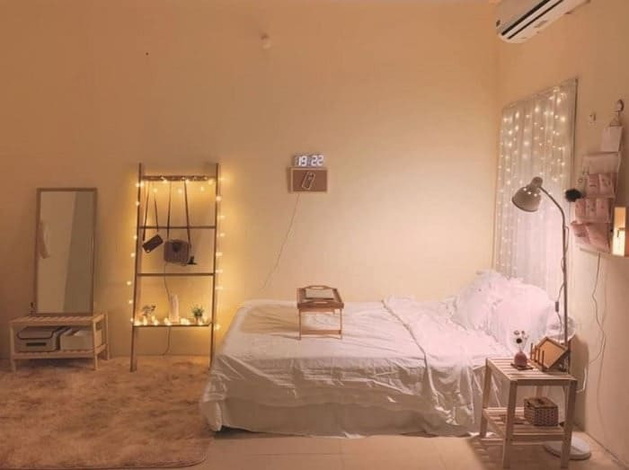 Phòng ngủ 12m2 vẫn đáp ứng được công năng cơ bản