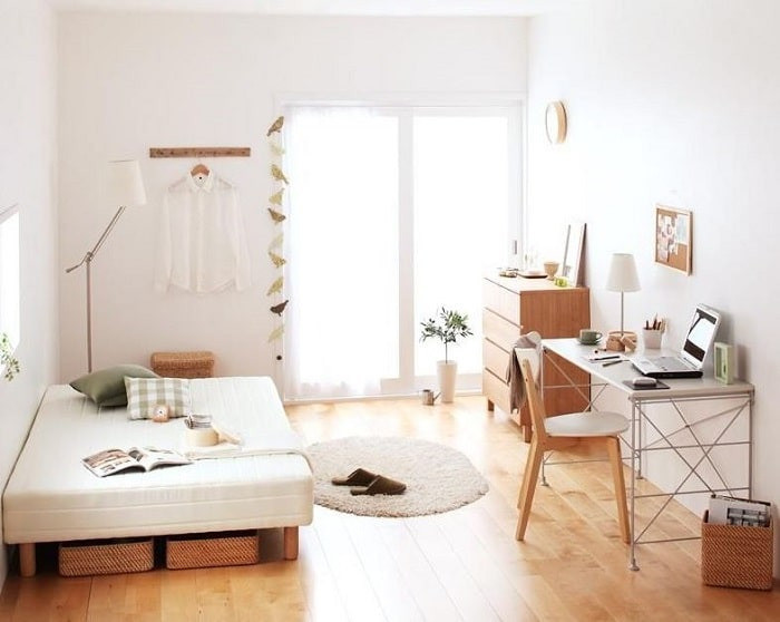 Decor phòng ngủ chill phù hợp với sinh viên