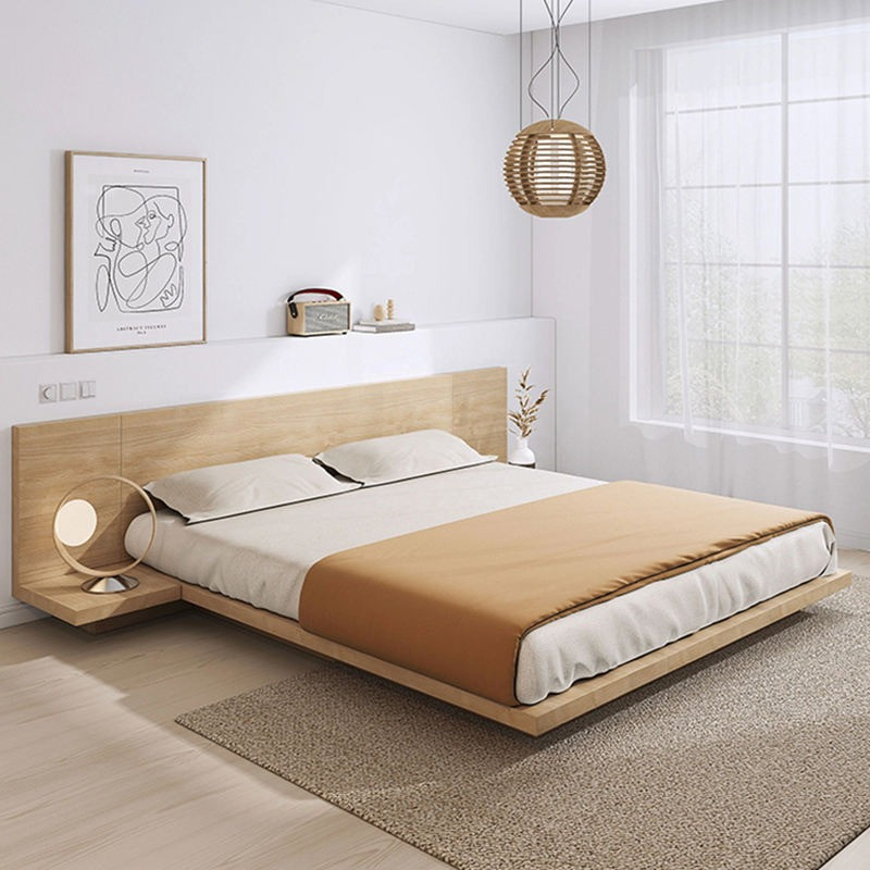  Giường ngủ thấp sàn kiểu Nhật tạo cảm giác gần gũi và an toàn