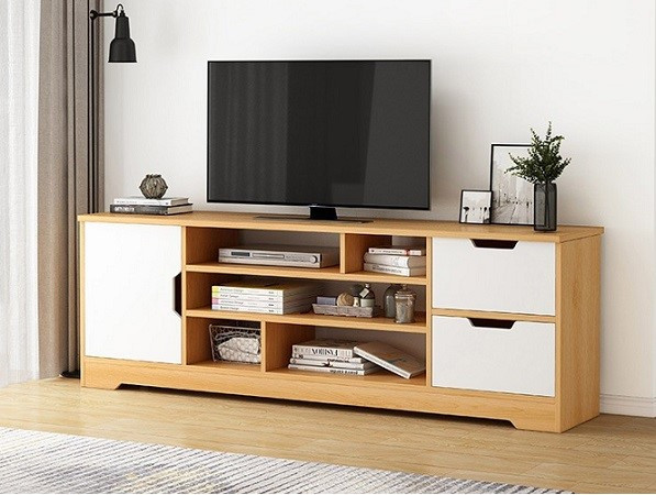  Kệ tivi 1m5 kết hợp ngăn kéo và kệ mở tiện lợi