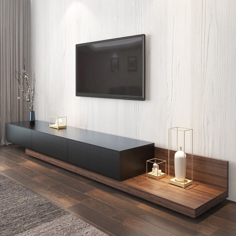 Kệ tivi lệch trái gỗ công nghiệp MDF phủ melamine