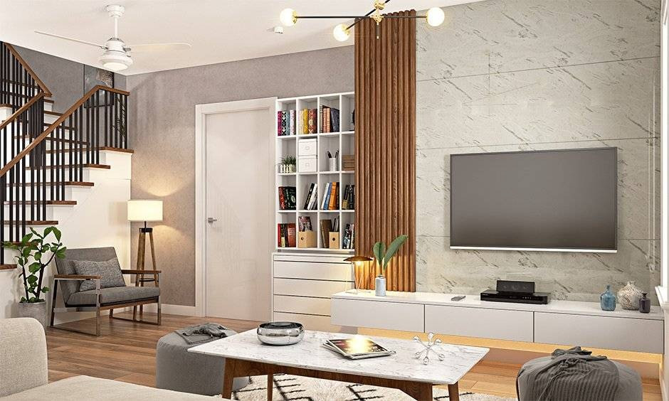  Kệ tivi treo tường dễ dàng kết hợp với các món đồ nội thất khác