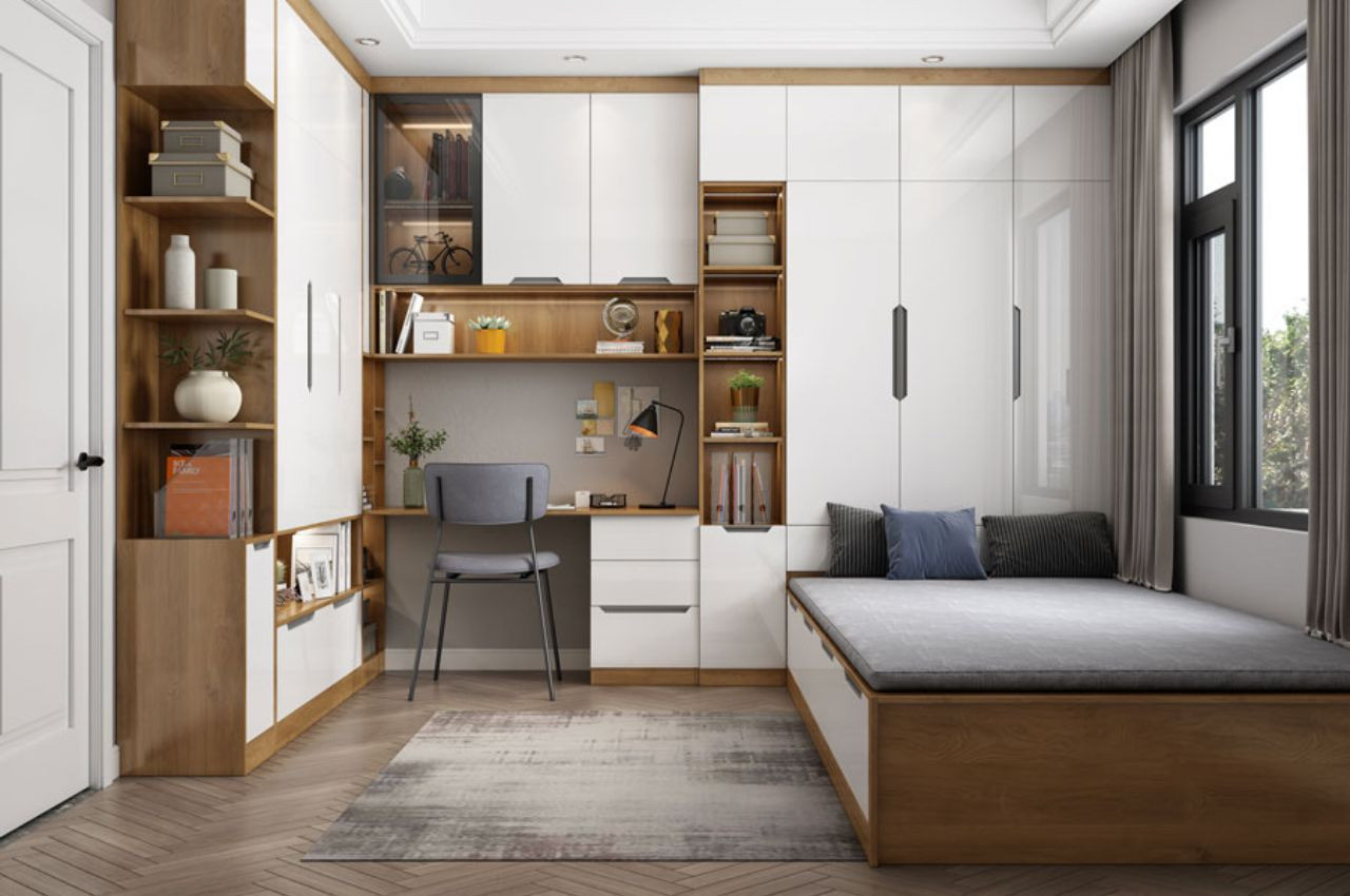 Chiều cao trần nhà ảnh hưởng đến chiều cao tổng thể của tủ