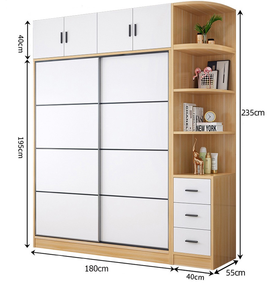 Kích thước tủ quần áo kịch trần chuẩn, tối ưu nhất