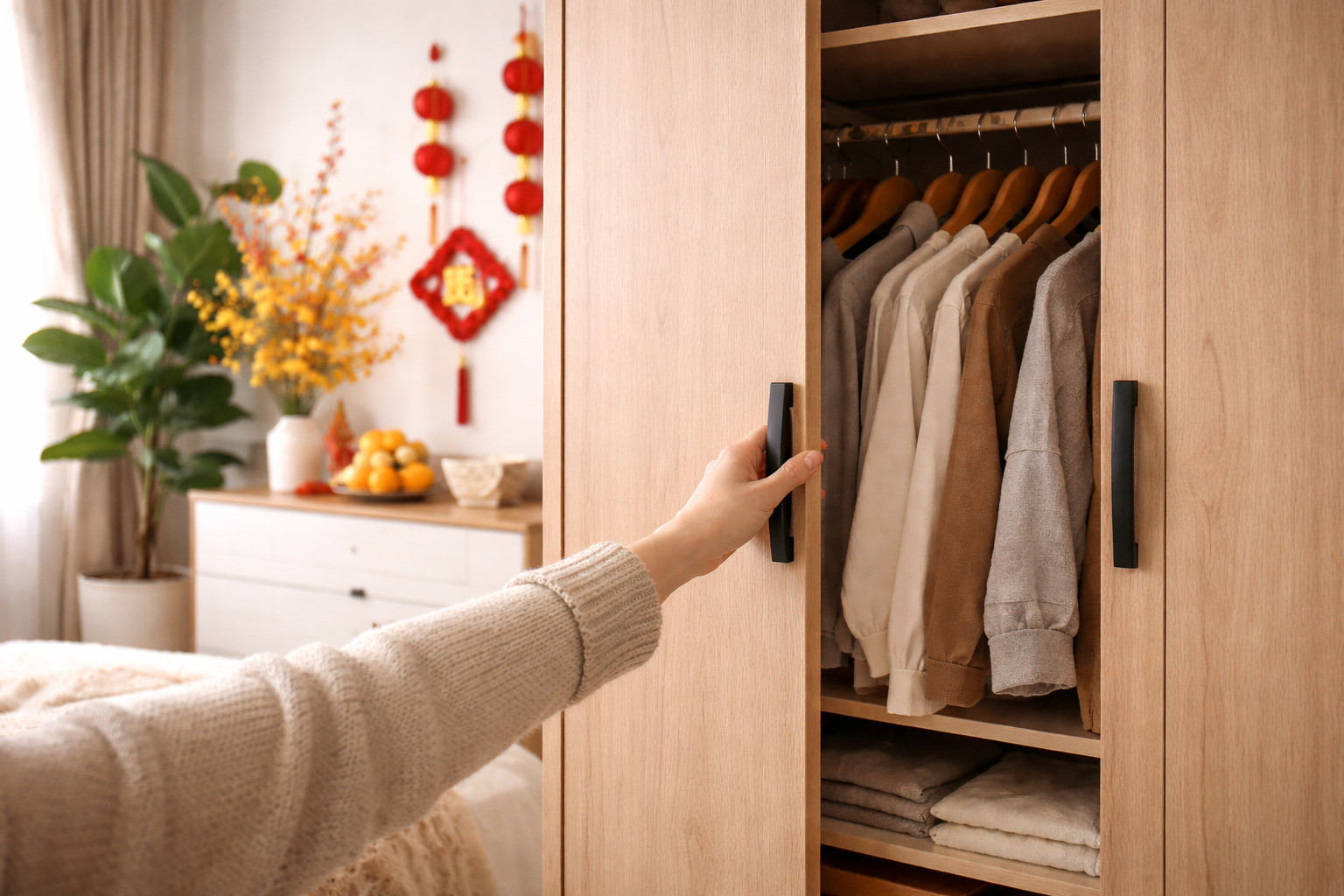 Góc nhìn phong thủy về việc mở tủ quần áo ngày mùng 2