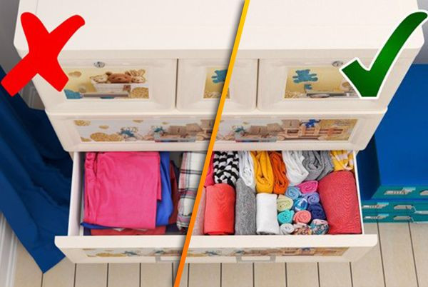 Nên sắp xếp quần áo một cách có hệ thống và giữ thói quen dọn tủ thường xuyên