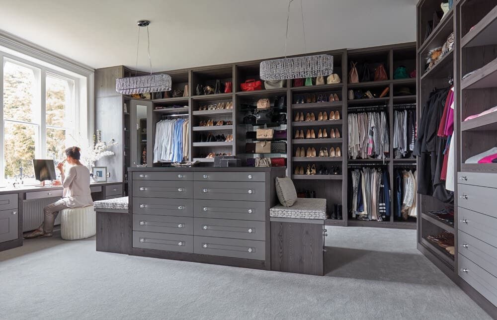 Thiết kế phòng thay đồ đẹp, tối ưu công năng và thẩm mỹ