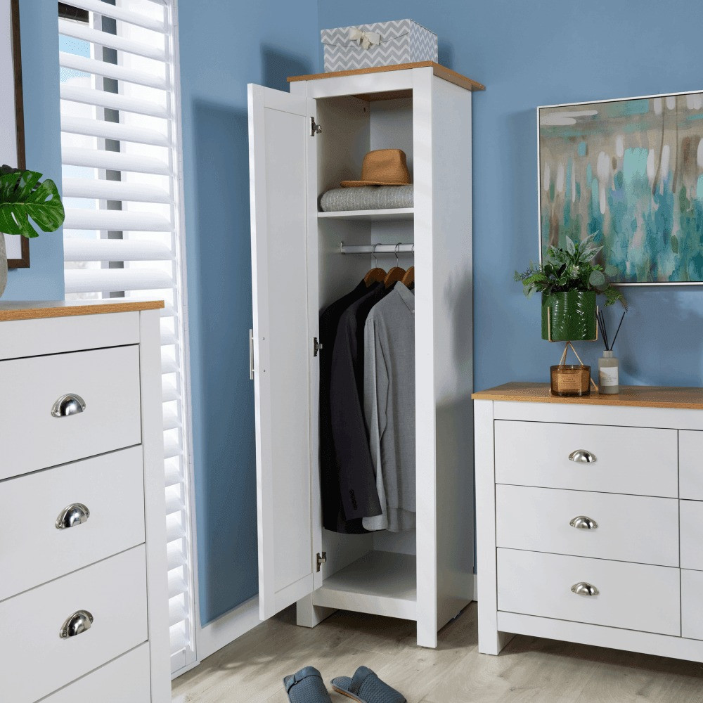  Tủ quần áo 1 cánh kết hợp giá treo và ngăn đựng đồ