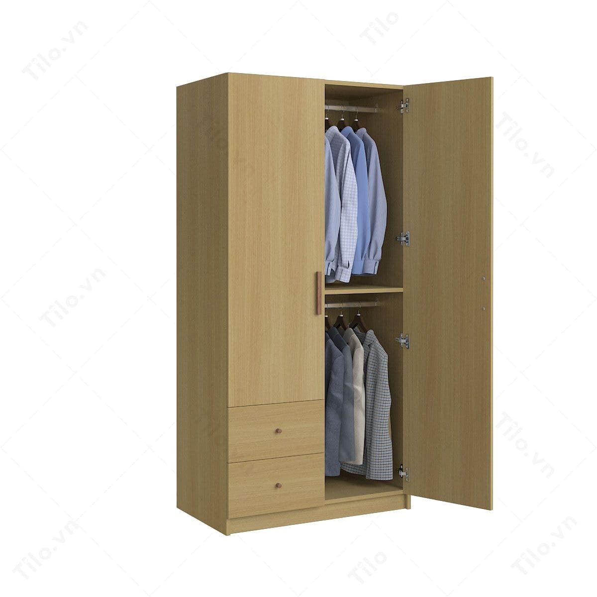Kích thước tủ quần áo 1m2