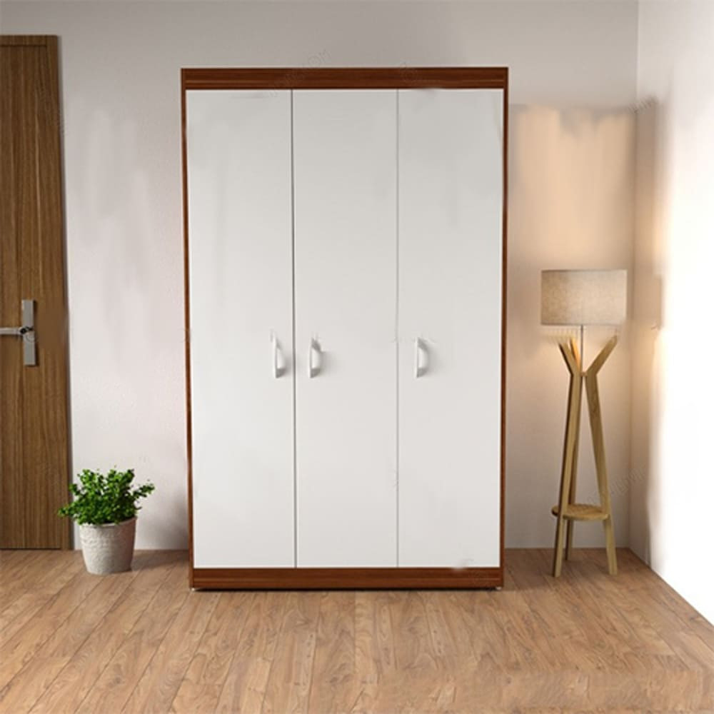 Tủ 3 cánh phối trắng 