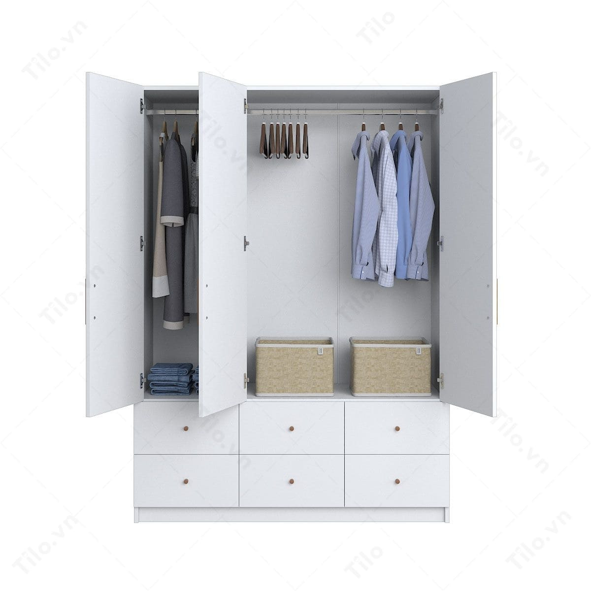 Chọn mua tủ quần áo chất liệu MDF