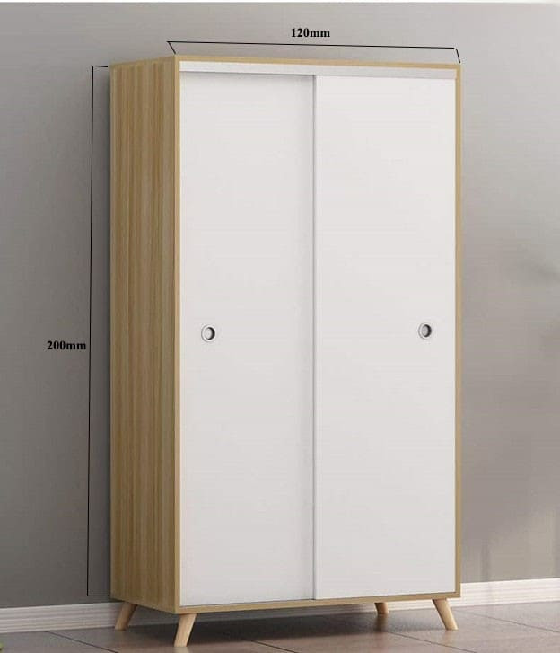 Tủ quần áo cửa lùa 1m2 tiết kiệm diện tích cho phòng ngủ