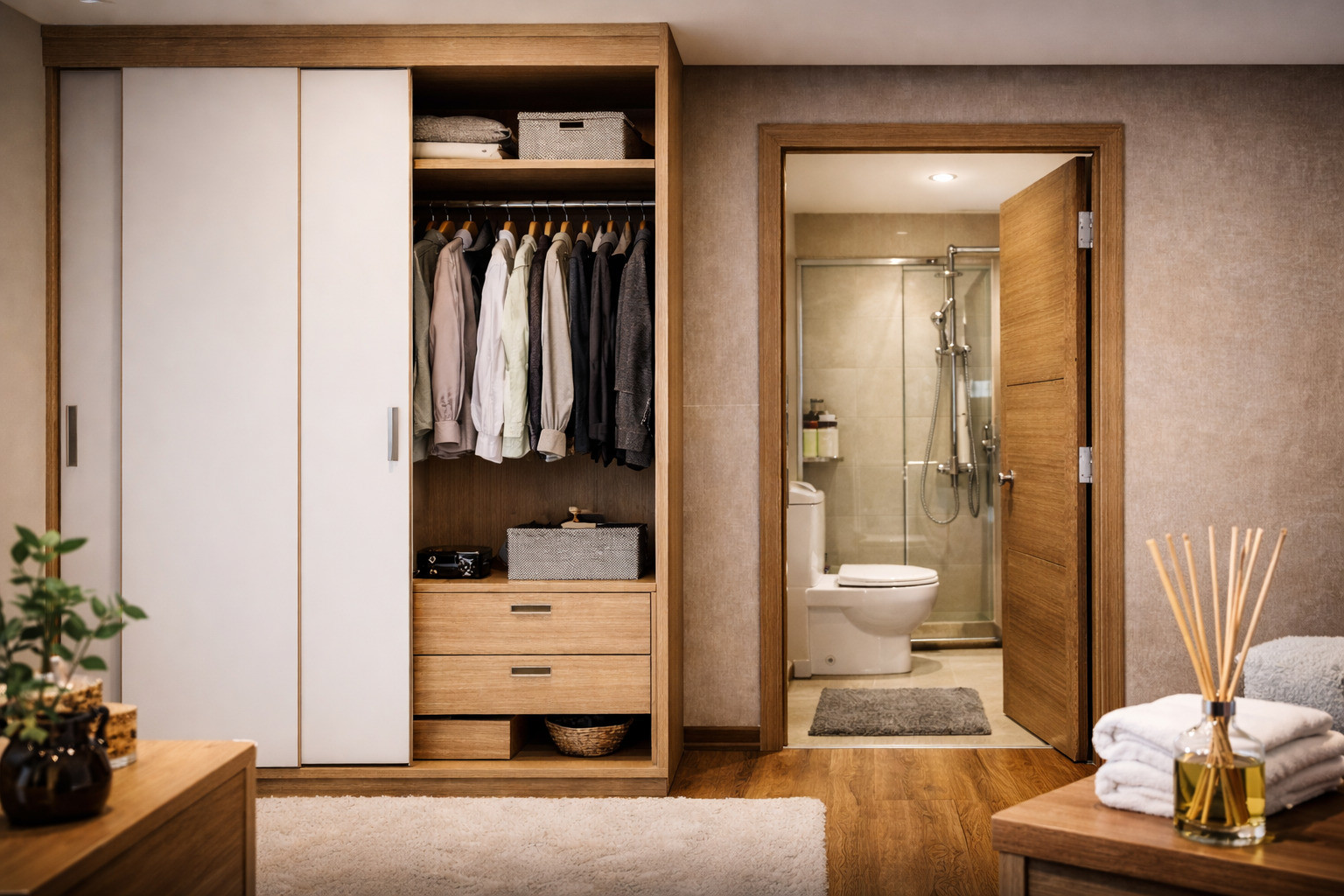 Mùi và hơi nước dễ ảnh hưởng đến quần áo và nội thất