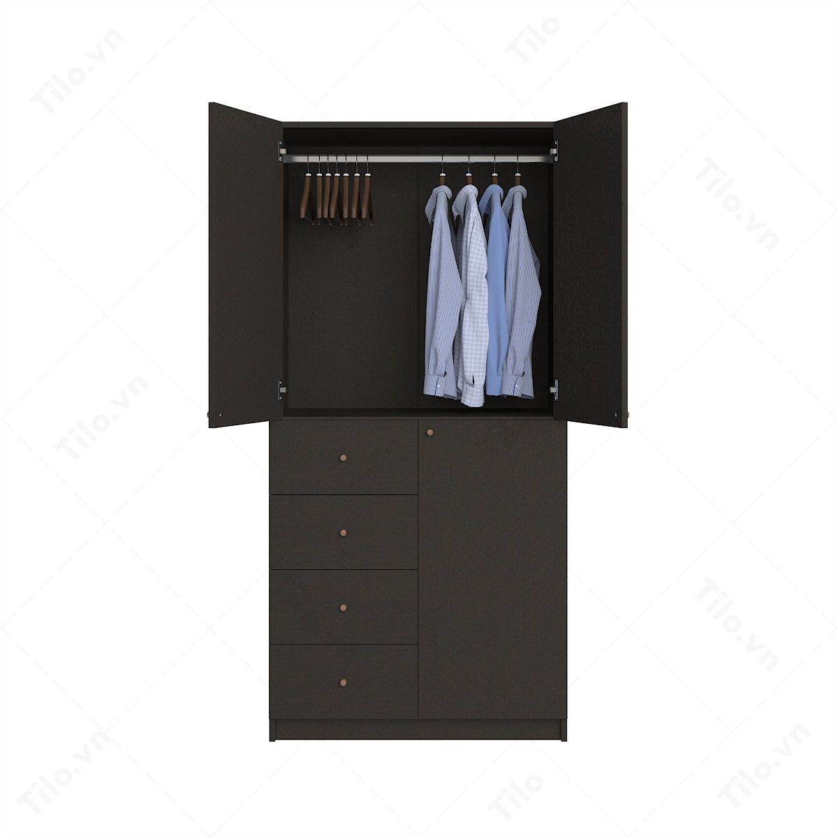 Kinh nghiệm chọn mua tủ quần áo gỗ công nghiệp 1m6 chất lượng