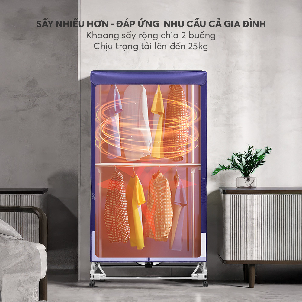 Có nên mua tủ sấy quần áo Elmich?