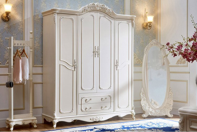 Tủ tân cổ điển 4 cánh hợp phong cách phòng ngủ nào?