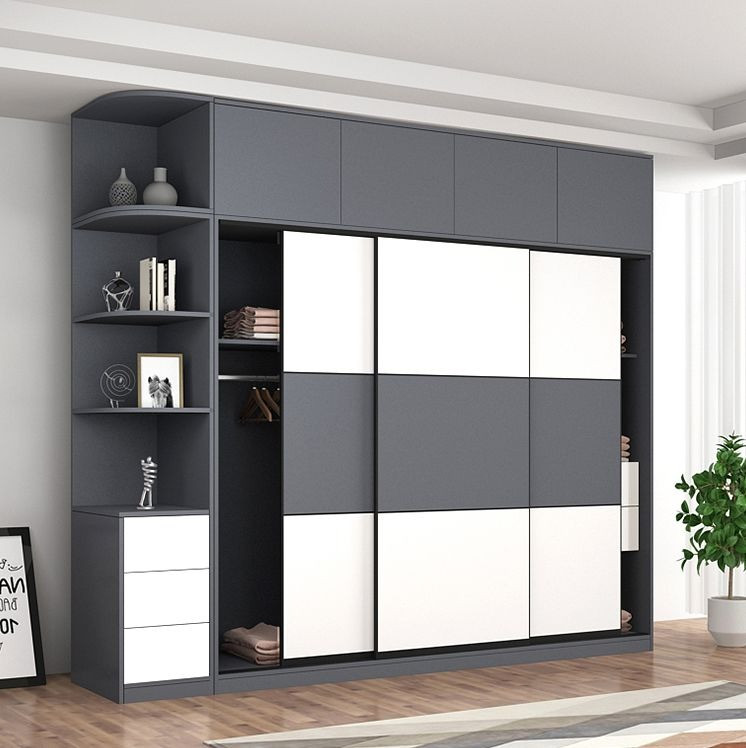 Mẫu tủ quần áo 2m cửa lùa 4