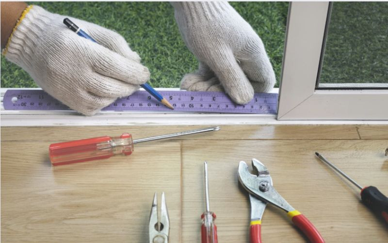 Đo đạc kích thước tủ và cửa lùa