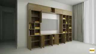 ✅ Ý tưởng thiết kế hệ tủ tivi phòng khách | Nội thất tiện ích | Tilo.vn