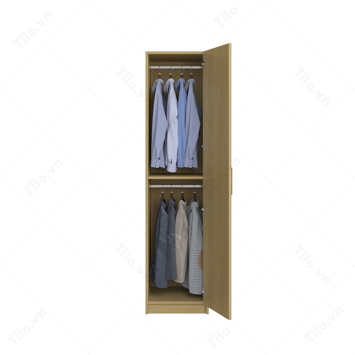 Tủ quần áo 1 cánh màu vân gỗ
