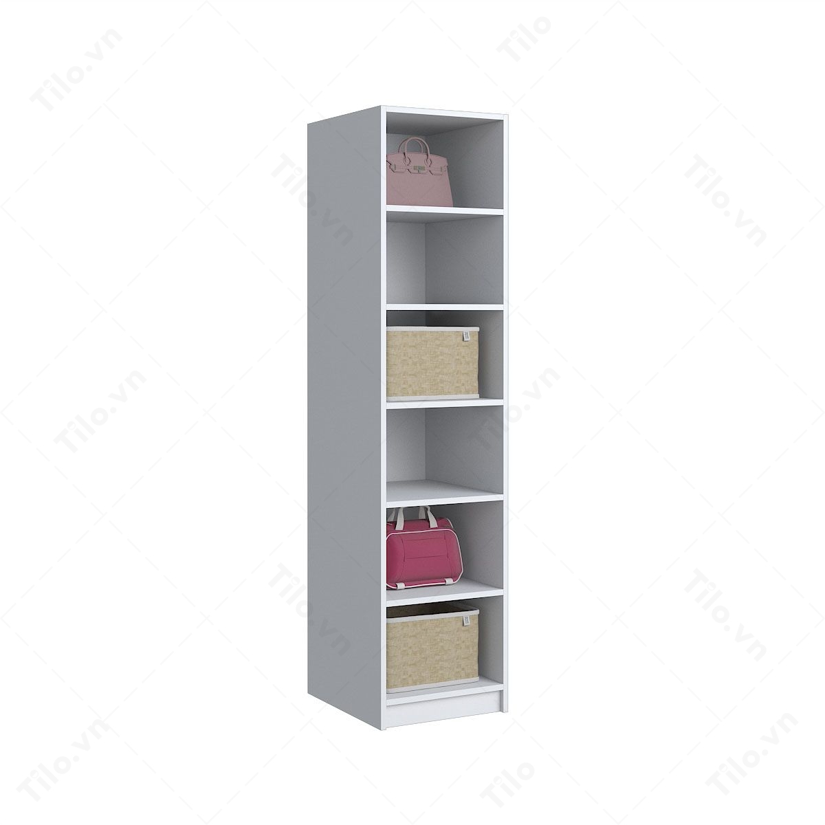 Tủ quần áo hiện đại màu trắng