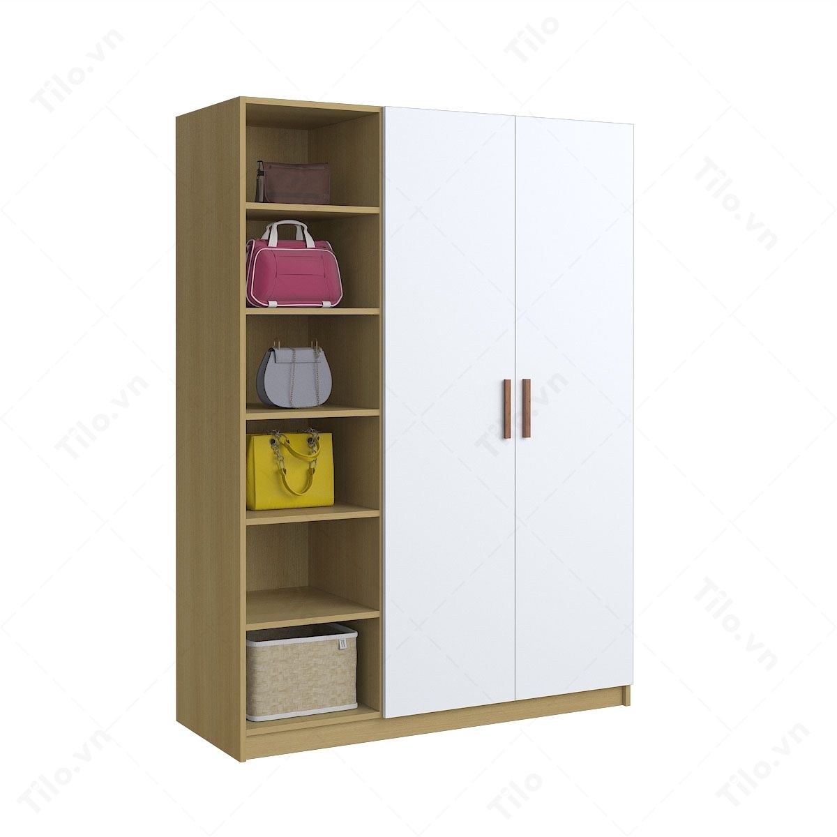 tủ quần áo 3 cánh gỗ công nghiệp